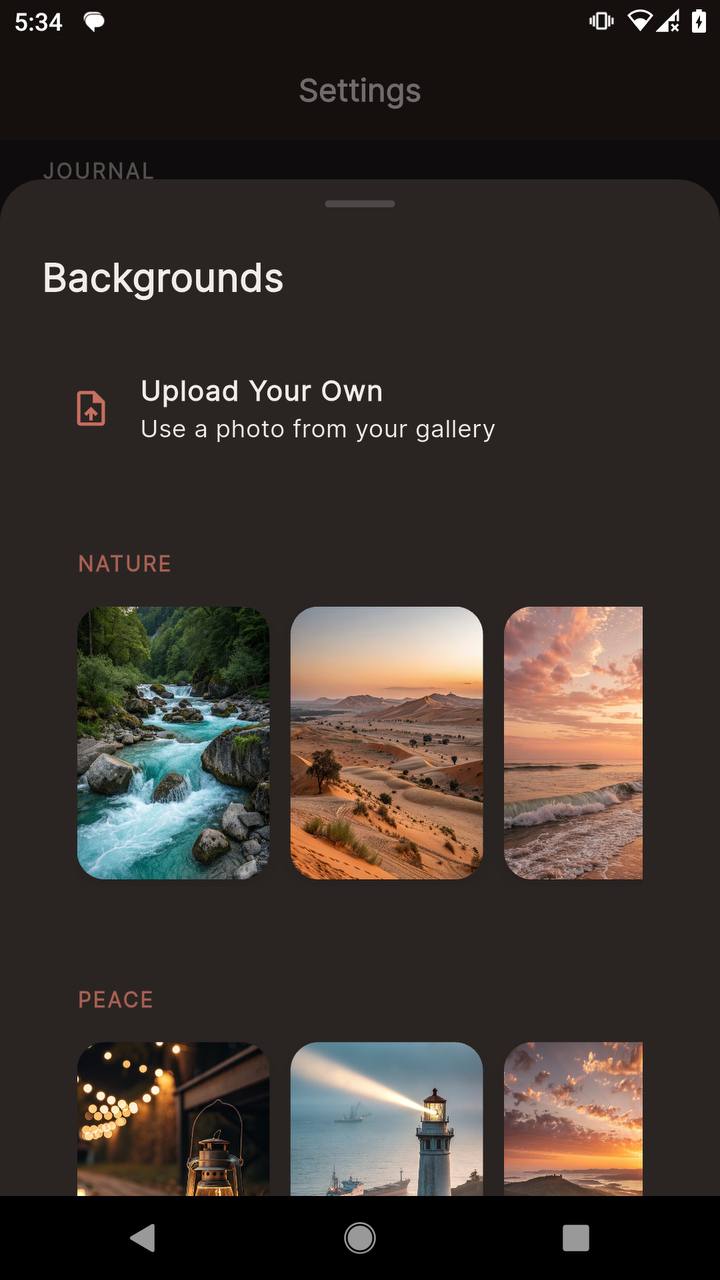 LAMP app - Clean reading interface